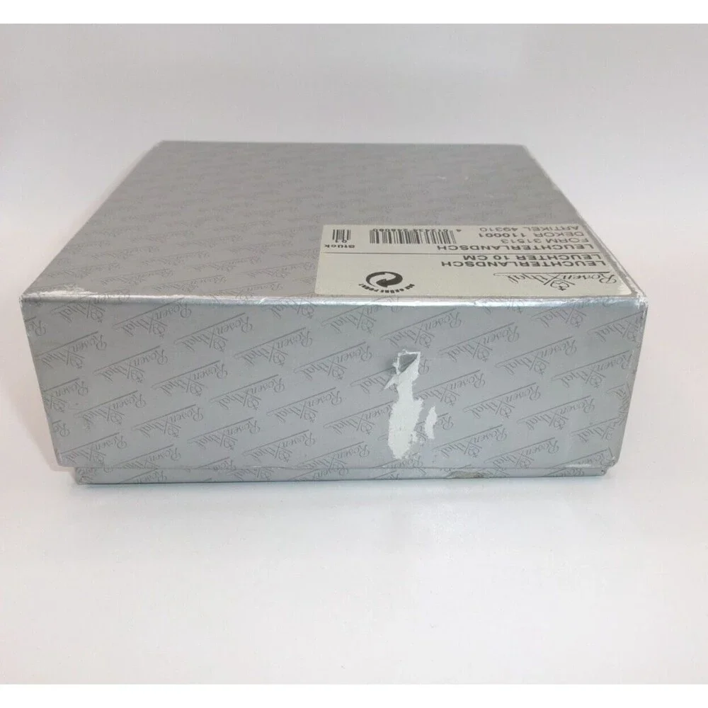 Rosenthal Studio Line Crystal Candle Holder with Candle Single Boxed Signed